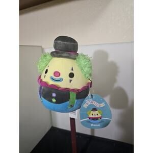 Squishmallows Official 8" Inch Blacklight Squad Resul the Clown Plush X1